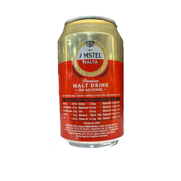 Amstel Malta Can 330ml